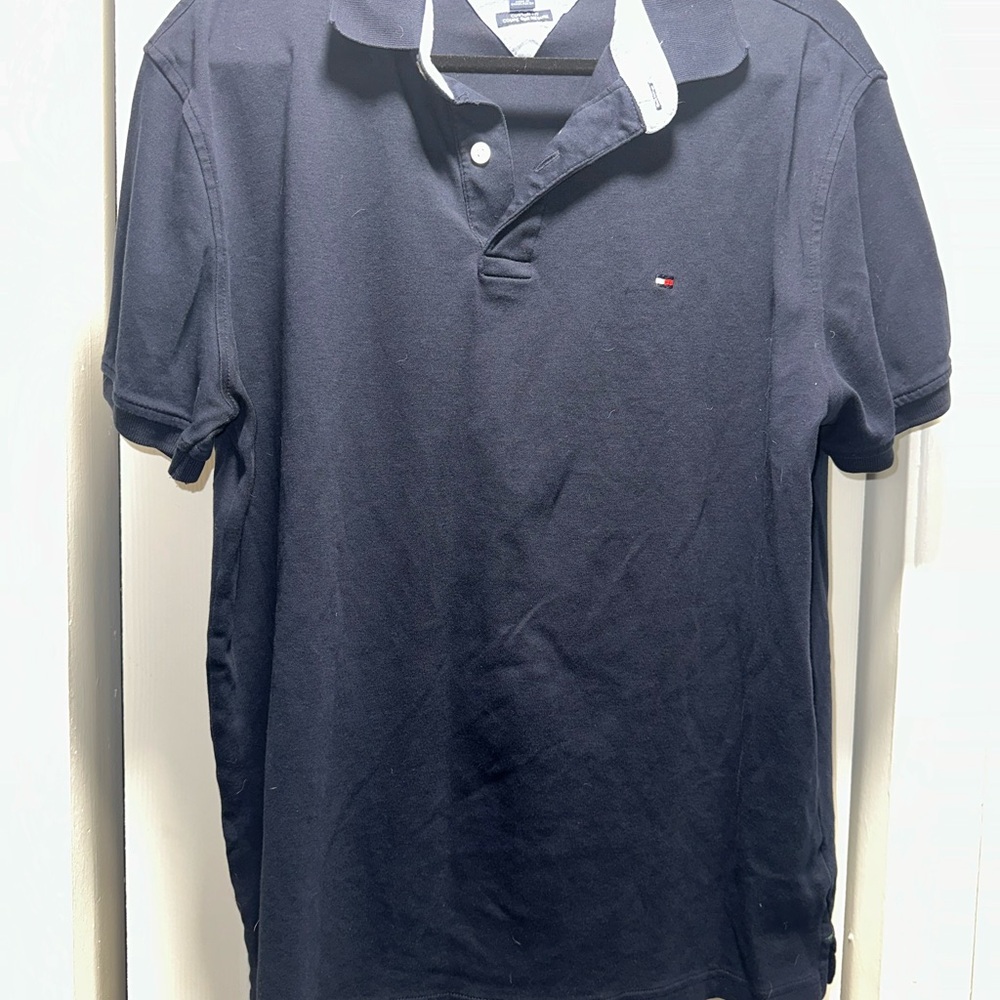 Tommy Hilfiger Men's Navy Polo Shirt